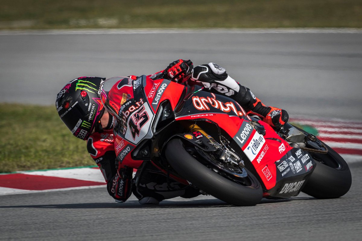 Scott Redding, Aruba.It Racing - Ducati, menempati posisi kedua pada tes pramusim WSBK di Barcelona, Spanyol, Kamis (1/4/2021).