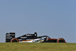 Nico Hülkenberg, Sahara Force India F1 VJM09 met Halo cockpitbescherming