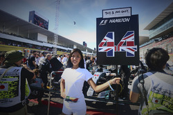 Grid Girl for Lewis Hamilton, Mercedes AMG F1
