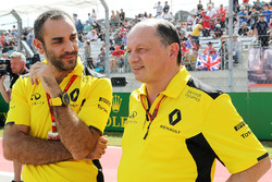 (L to R): Cyril Abiteboul, Renault Sport F1 Managing Director with Frederic Vasseur, Renault Sport F