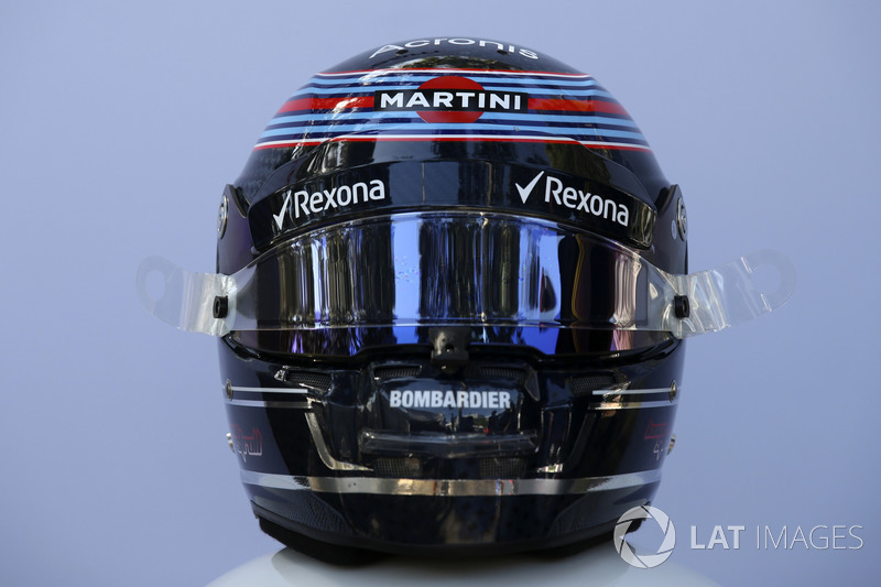 Casco de Lance Stroll, Williams