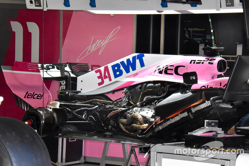 Force India VJM11 rear suspension detail