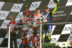 Podium: race winner Jorge Lorenzo, Ducati Team, second place Andrea Dovizioso, Ducati Team, third pl