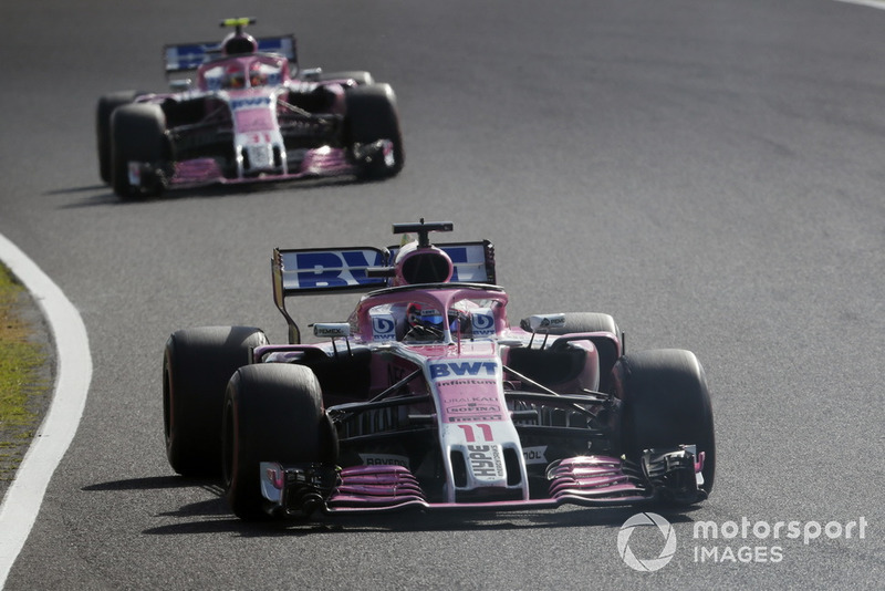 Серхіо Перес, Racing Point Force India VJM11 та Естебан Окон, Racing Point Force India VJM11