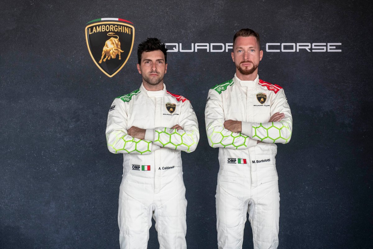 Andrea Caldarelli, Mirko Bortolotti, Lamborghini Factory Drivers