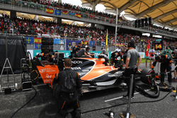 The car of Fernando Alonso, McLaren MCL32