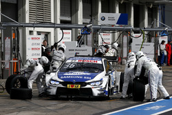 Pit stop, Maxime Martin, BMW Team RBM, BMW M4 DTM