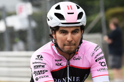 Sergio Perez, Sahara Force India cycles the track