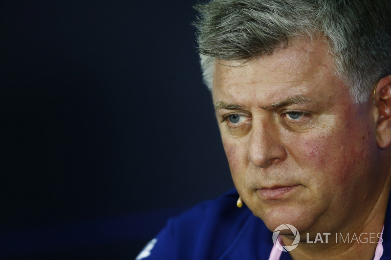 Otmar Szafnauer, Chief Operating Officer, Force India, in the FIA press conference