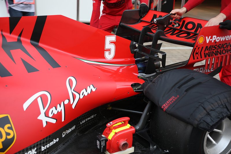 Ferrari SF1000 : ecco l'ala posteriore con il profilo principale a cucchiaio