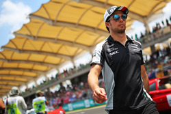 Sergio Perez, Sahara Force India F1 op de parade