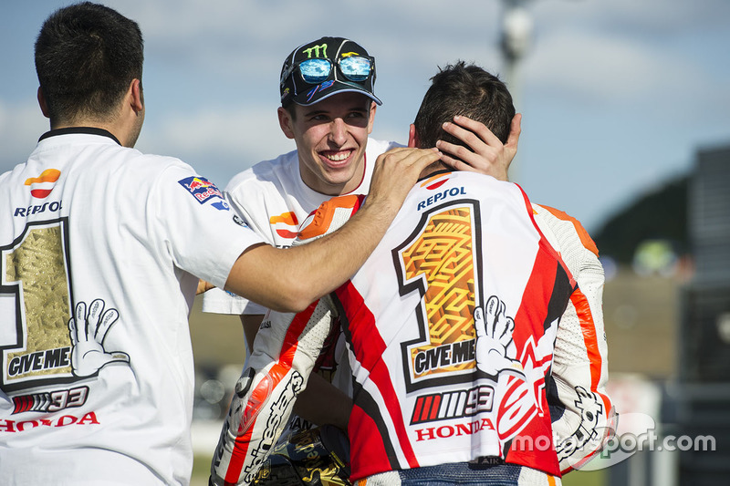 Переможець гонки Марк Маркес, Repsol Honda Team, Алекс Маркес, Marc VDS