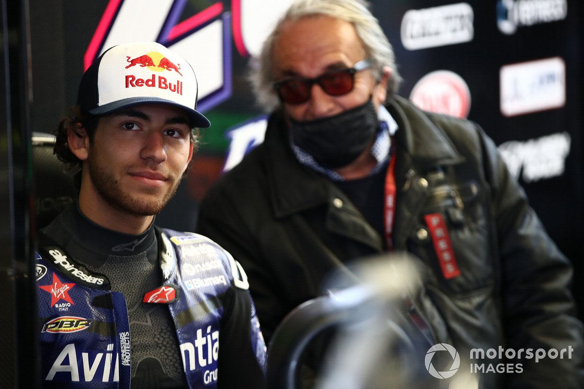 Enea Bastianini, Esponsorama Racing dan Carlo Pernat.