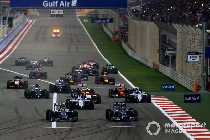 Salida del GP de Bahrein