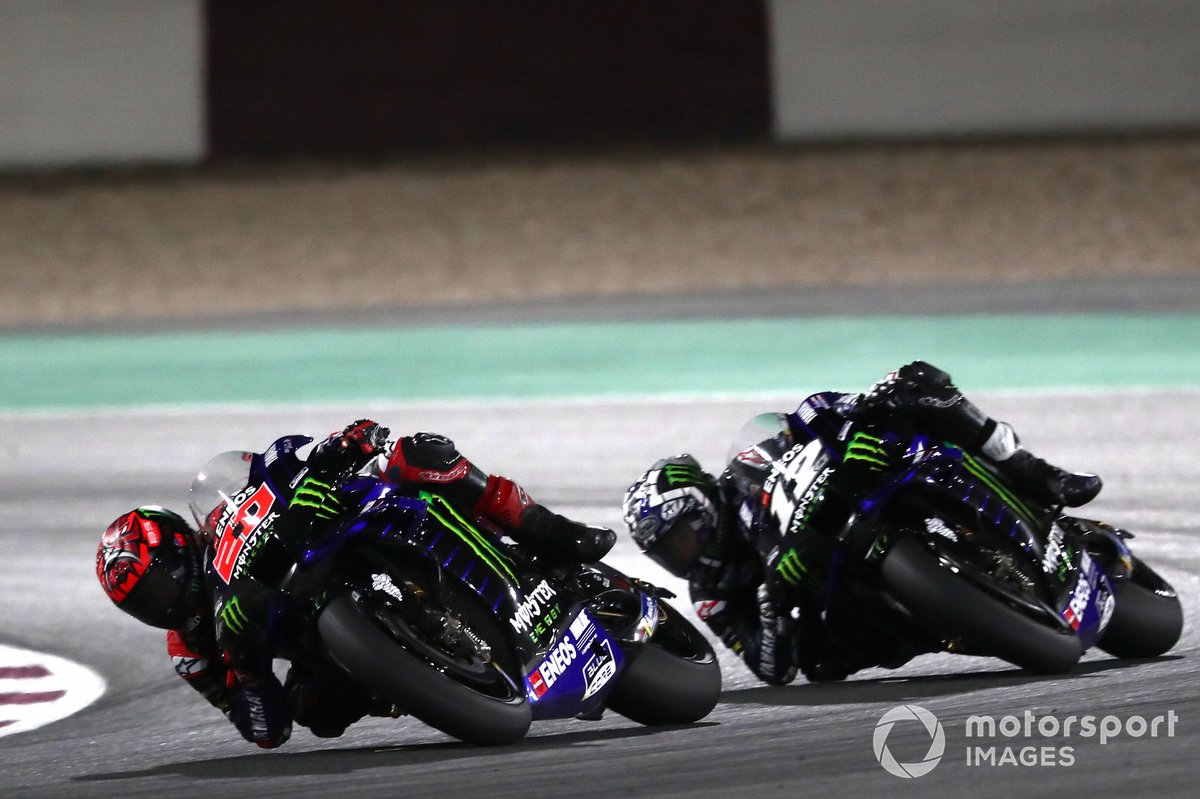 Fabio Quartararo, Yamaha Factory Racing, Maverick Vinales, Yamaha Factory Racing.