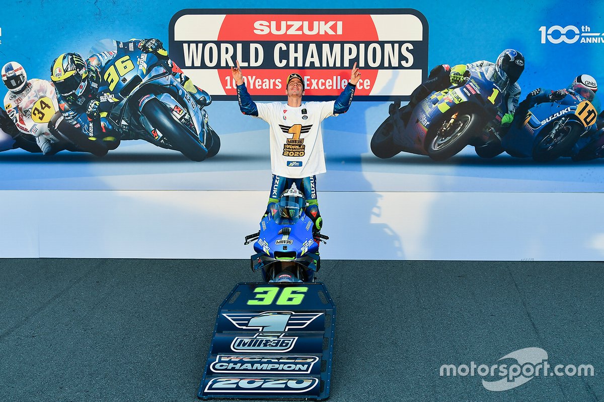 Juara Dunia MotoGP 2020: Joan Mir, Team Suzuki MotoGP.