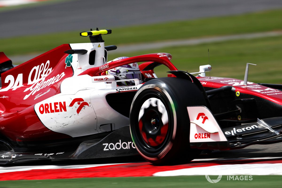 Guanyu Zhou, Alfa Romeo C42: ecco il roll bar a lama