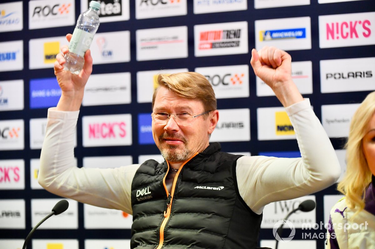 Press Conference, Mika Hakkinen