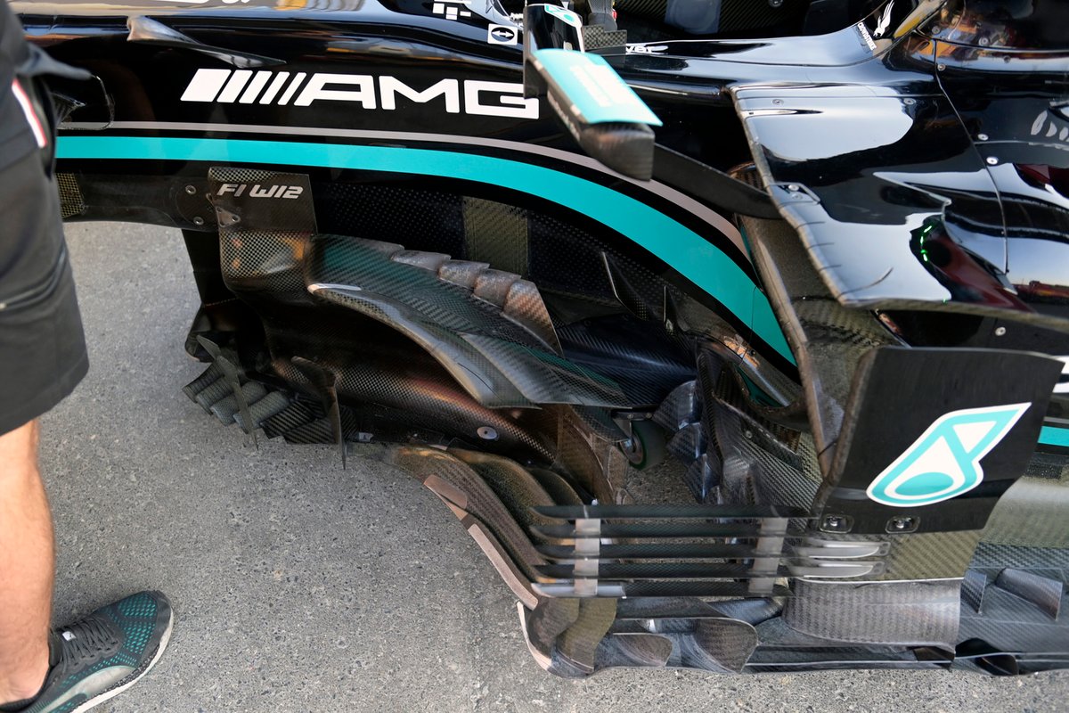 Detalle del Mercedes W12