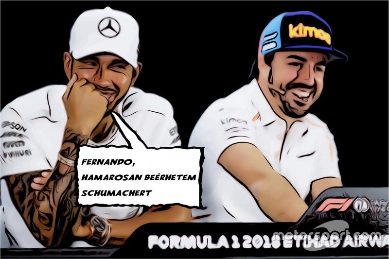 Képregény, Lewis Hamilton - Fernando Alonso