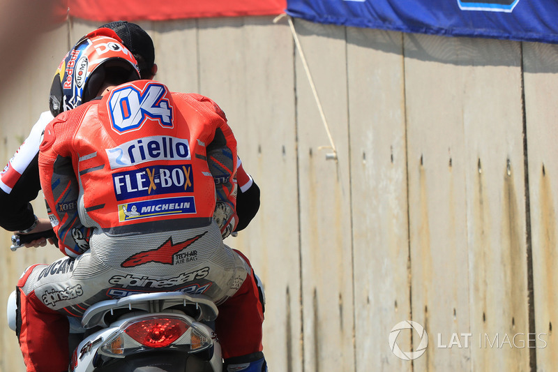 Andrea Dovizioso, Ducati Team, pascainsiden