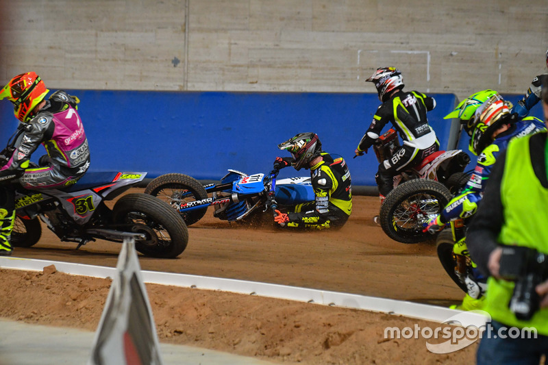 Actiebeeld van de race