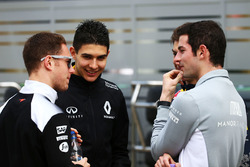 Stoffel Vandoorne, McLaren Test and Reserve Driver, Esteban Ocon, Renault Sport F1 Team Test Driver,