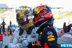 Podyum: Yarış galibi Lewis Hamilton, Mercedes AMG F1, 2. Max Verstappen, Red Bull