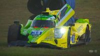 1000 Miles of Sebring Qualifying - Inter Europol crash