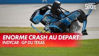 Gros accident dès le départ au Texas en IndyCar