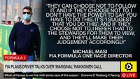 Formula 1: FIA plans driver talks over