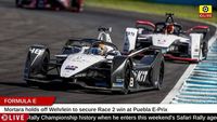 Formula E: Mortara holds off Wehrlein to secure Race 2 win at Puebla