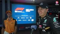 George Russell en Daniel Ricciardo reageren op F1-race in Monza