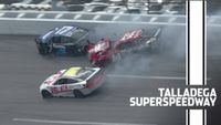 Hemric loses engine, triggers wreck early at Talladega