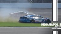 Kyle Larson has issue, slams into Ty Dillon at Indy