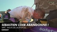 Le leader Sébastien Loeb contraint d'abandonner en Grèce