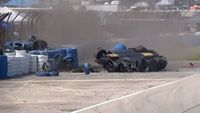 Massive accident of Jose Maria Lopez at 1000 Miles of Sebring