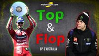 TOP & FLOP Australia: Quartararo, piove sul bagna... ia!