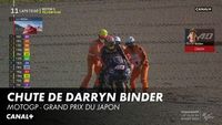 Darryn Binder part à la faute au Japon