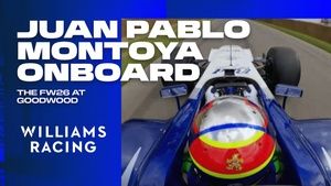 Juan Pablo Montoya se reencontró con el Williams FW26