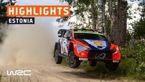 Delfi Rally Estonia Sunday morning highlights