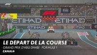 Le départ du Grand Prix d'Abu Dhabi