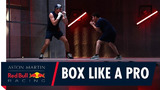 Max Verstappen toma clases de boxeo del campeón mundial ¨El Travieso¨ Arce en la Ciudad de México