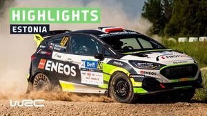 Delfi Rally Estonia Friday WRC3 highlights
