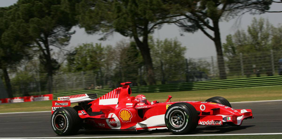 Schumacher scorches to San Marino GP pole Schumacher scorches to San Marino GP pole