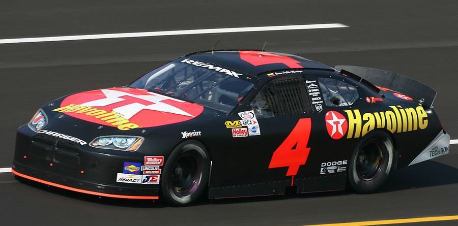 Montoya lands on podium in stock car debut Montoya lands on podium in stock car debut