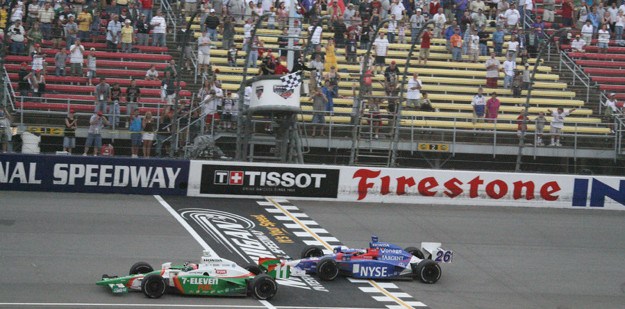 IRL: Kanaan wins dramatic Michigan race IRL: Kanaan wins dramatic Michigan race