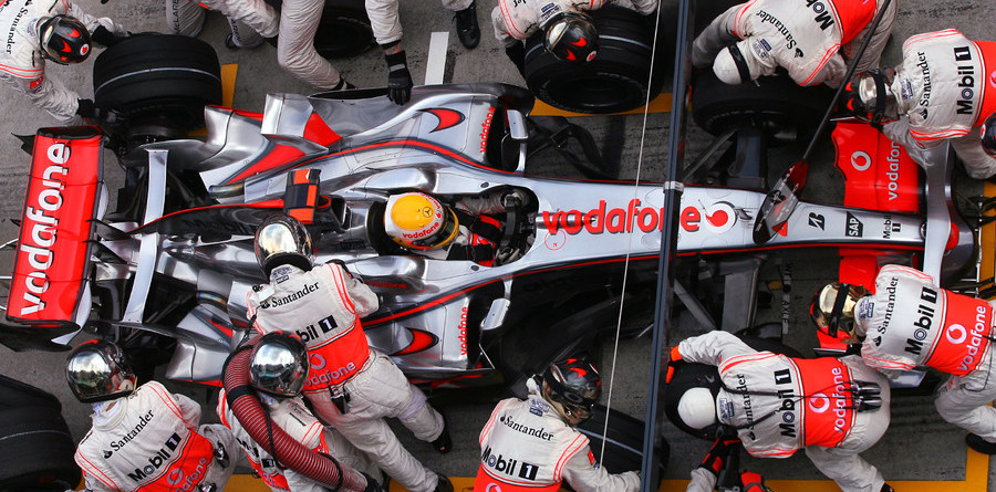 McLaren relegated down Bahrain pit lane