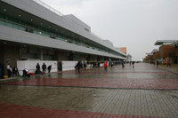 Red flag due to wet track conditions at Korea Red flag due to wet track conditions at Korea