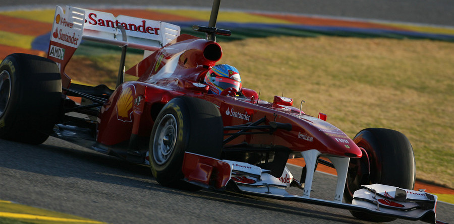 Alonso fastest in Valencia's Wednesday test day Alonso fastest in Valencia's Wednesday test day